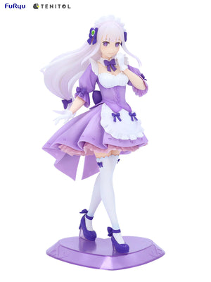 Furyu Figures Tenitol: Re Zero Starting Life In Another World - Yumekawa Maid Emilia Preventa