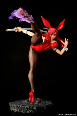 Orcatoys Scale Figure: Fairy Tail - Erza Scarlet High Kick Crimson Bunny Escala 1/6 Preventa