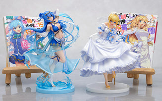 Kadokawa Scale Figure: Kono Suba - Aqua Light Novel 10 Aniversario Escala 1/7 Preventa