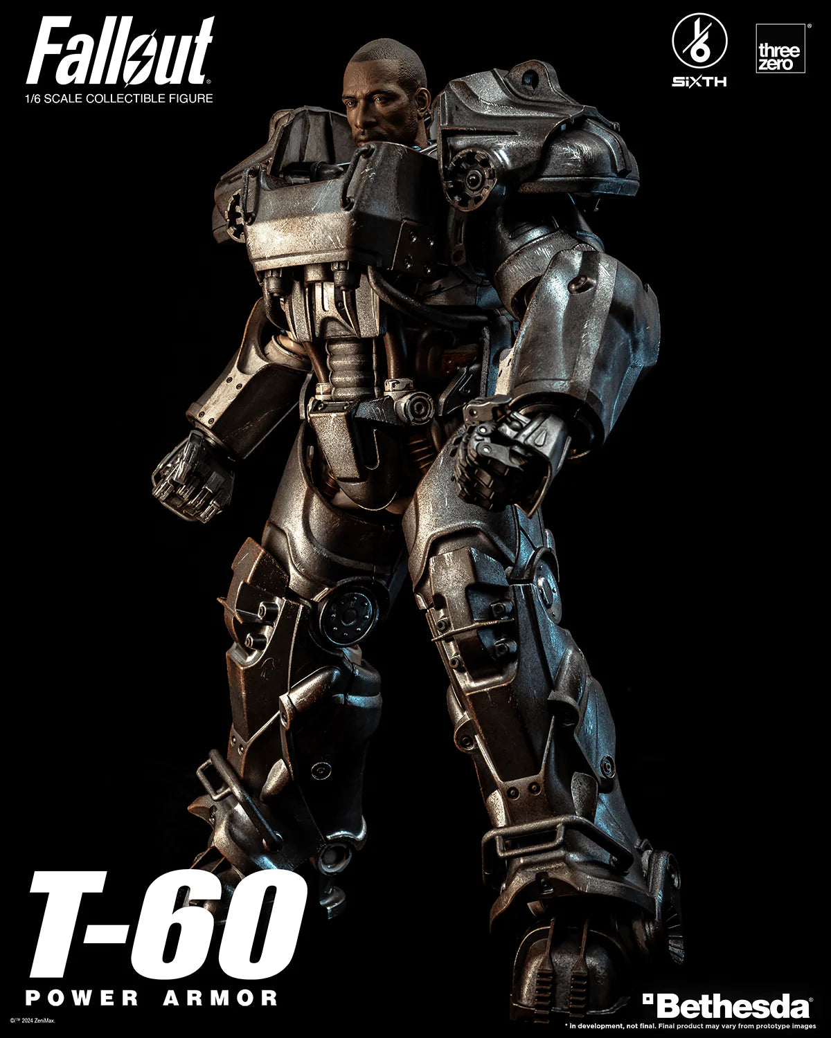 Threezero: Fallout - T-60 Power Armor Escala 1/6 Preventa