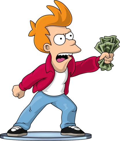 Youtooz Animation: Futurama - Fry Callate y toma mi Dinero Preventa