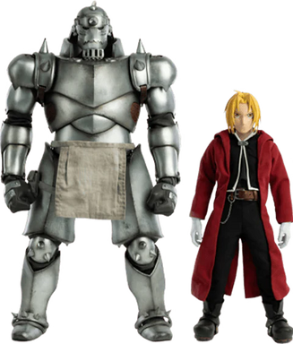 Threezero FigZero: Fullmetal Alchemist Brotherhood - Set Edward Elric y Alphonse Elric Escala 1/6 Preventa