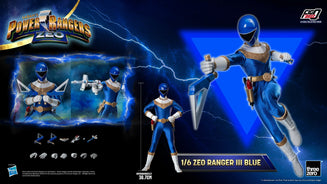 Threezero FigZero: Power Rangers Zeo - Ranger Azul Zeo III Escala 1/6 Preventa