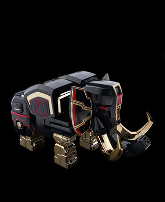 Flame Toys Furai Model Kit: Mighty Morphin Power Rangers - Megazord Black Limited 8.2 Pulgadas Kit De Plastico Preventa