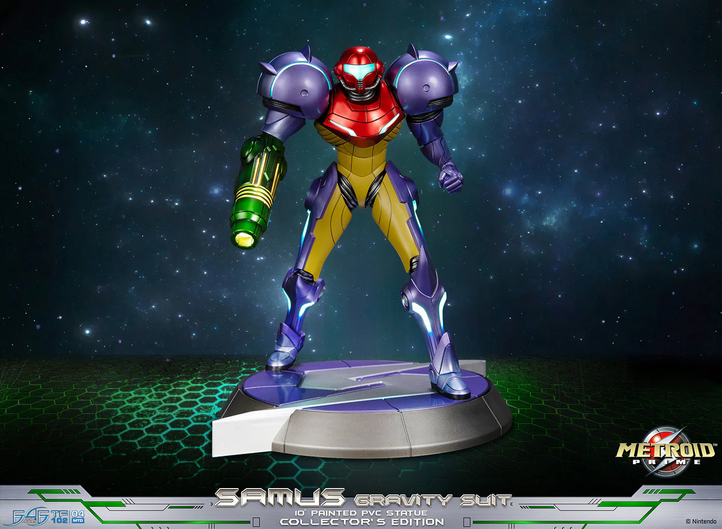 First 4 Figures: Metroid Prime - Samus Traje de Gravedad Estandar 10 Pulgadas Preventa