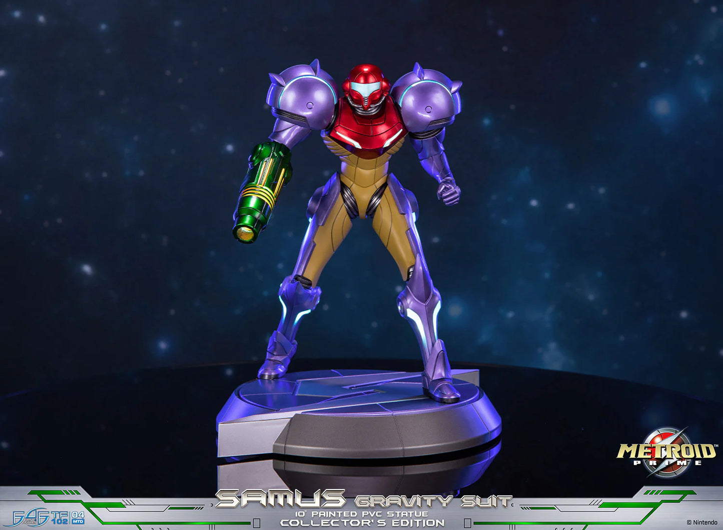 First 4 Figures: Metroid Prime - Samus Traje de Gravedad Estandar 10 Pulgadas Preventa