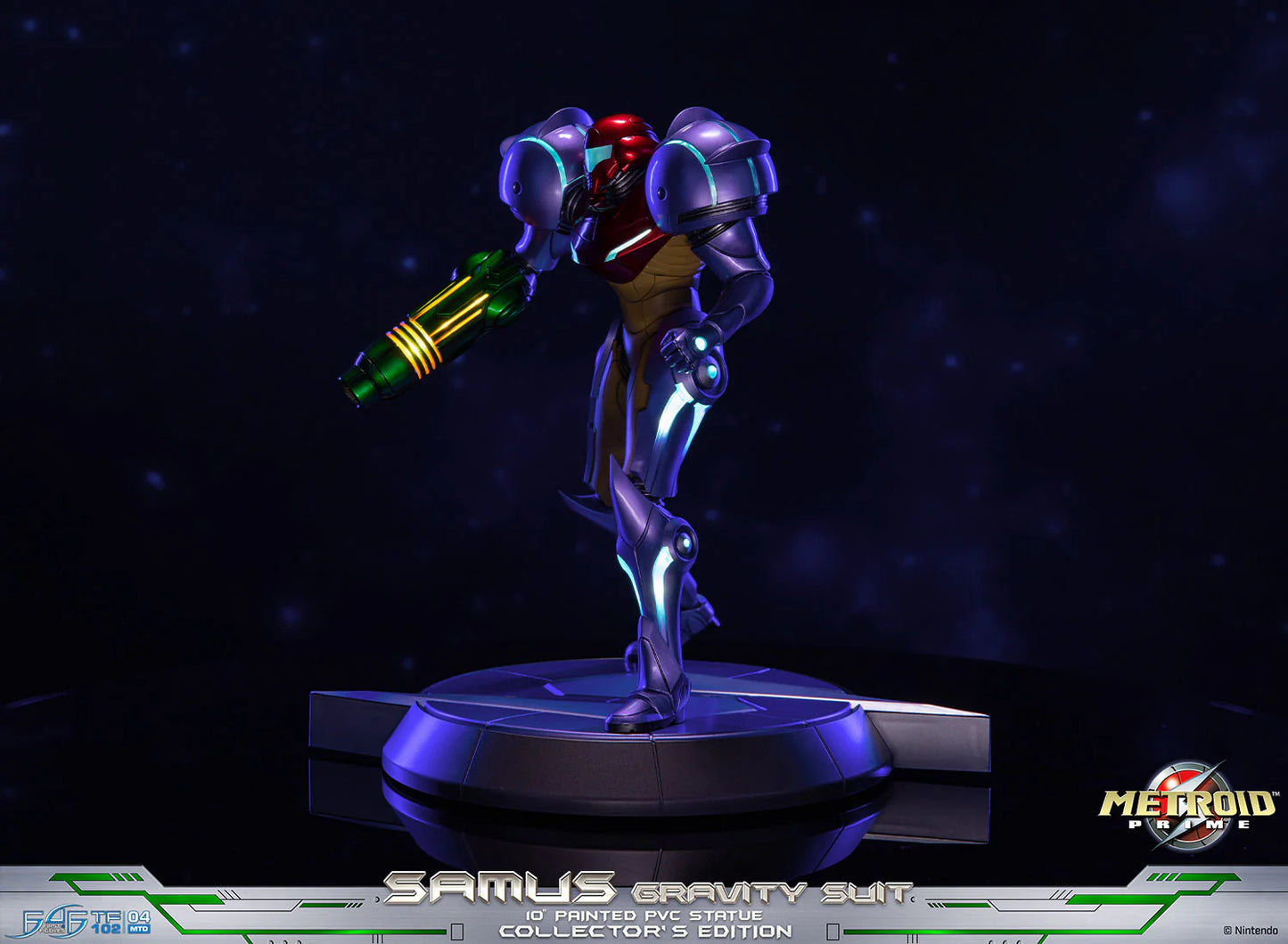 First 4 Figures: Metroid Prime - Samus Traje de Gravedad Estandar 10 Pulgadas Preventa