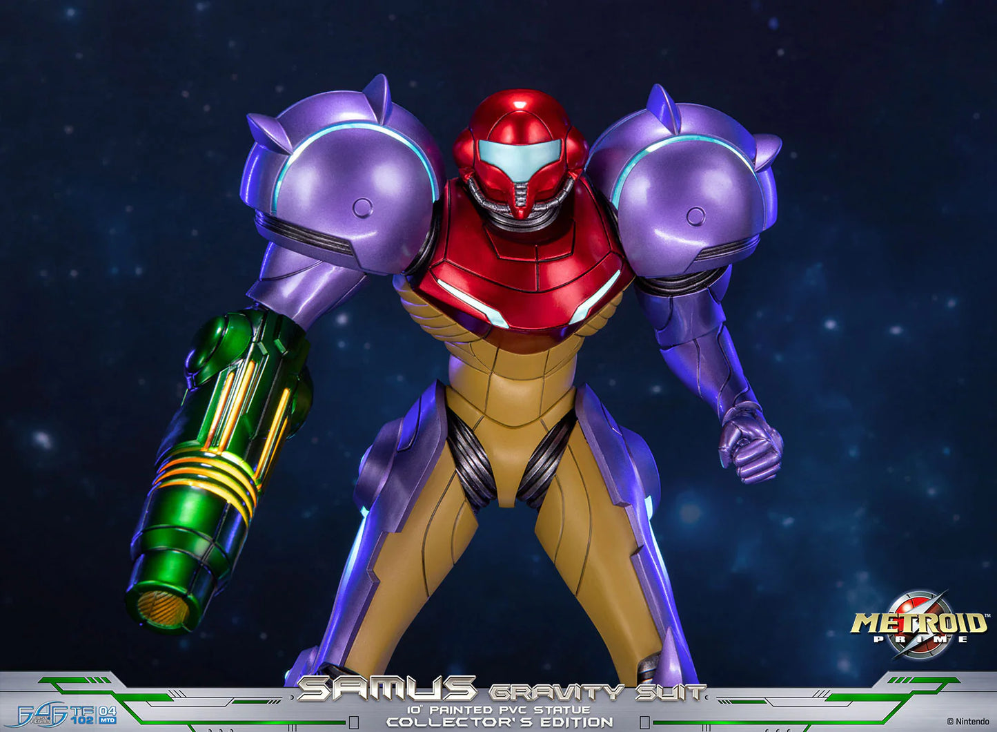 First 4 Figures: Metroid Prime - Samus Traje de Gravedad Estandar 10 Pulgadas Preventa