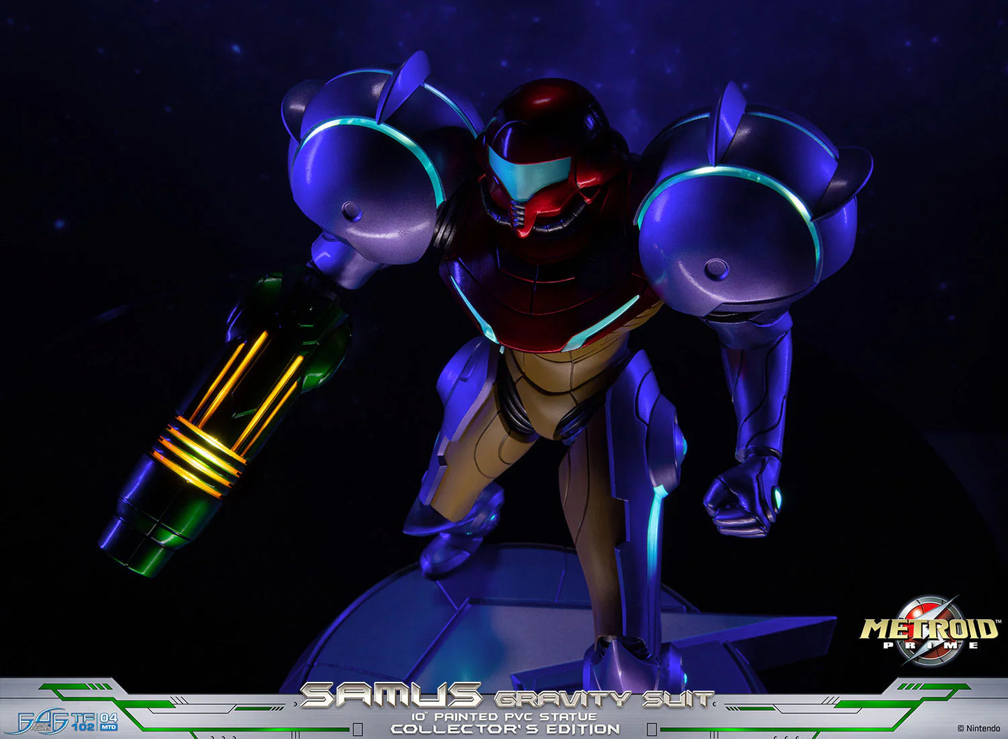 First 4 Figures: Metroid Prime - Samus Traje de Gravedad Estandar 10 Pulgadas Preventa