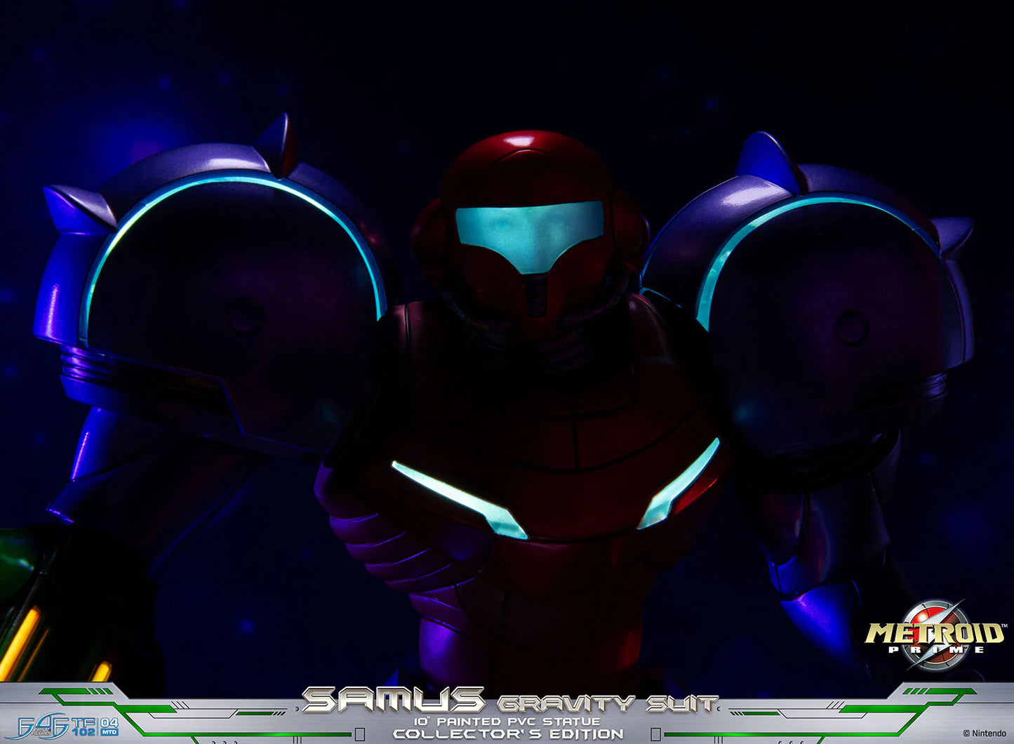 First 4 Figures: Metroid Prime - Samus Traje de Gravedad Estandar 10 Pulgadas Preventa