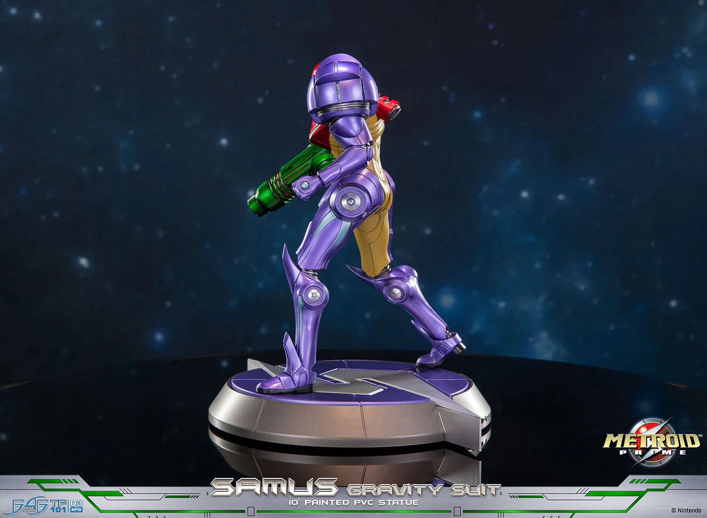 First 4 Figures: Metroid Prime - Samus Traje de Gravedad Estandar 10 Pulgadas Preventa