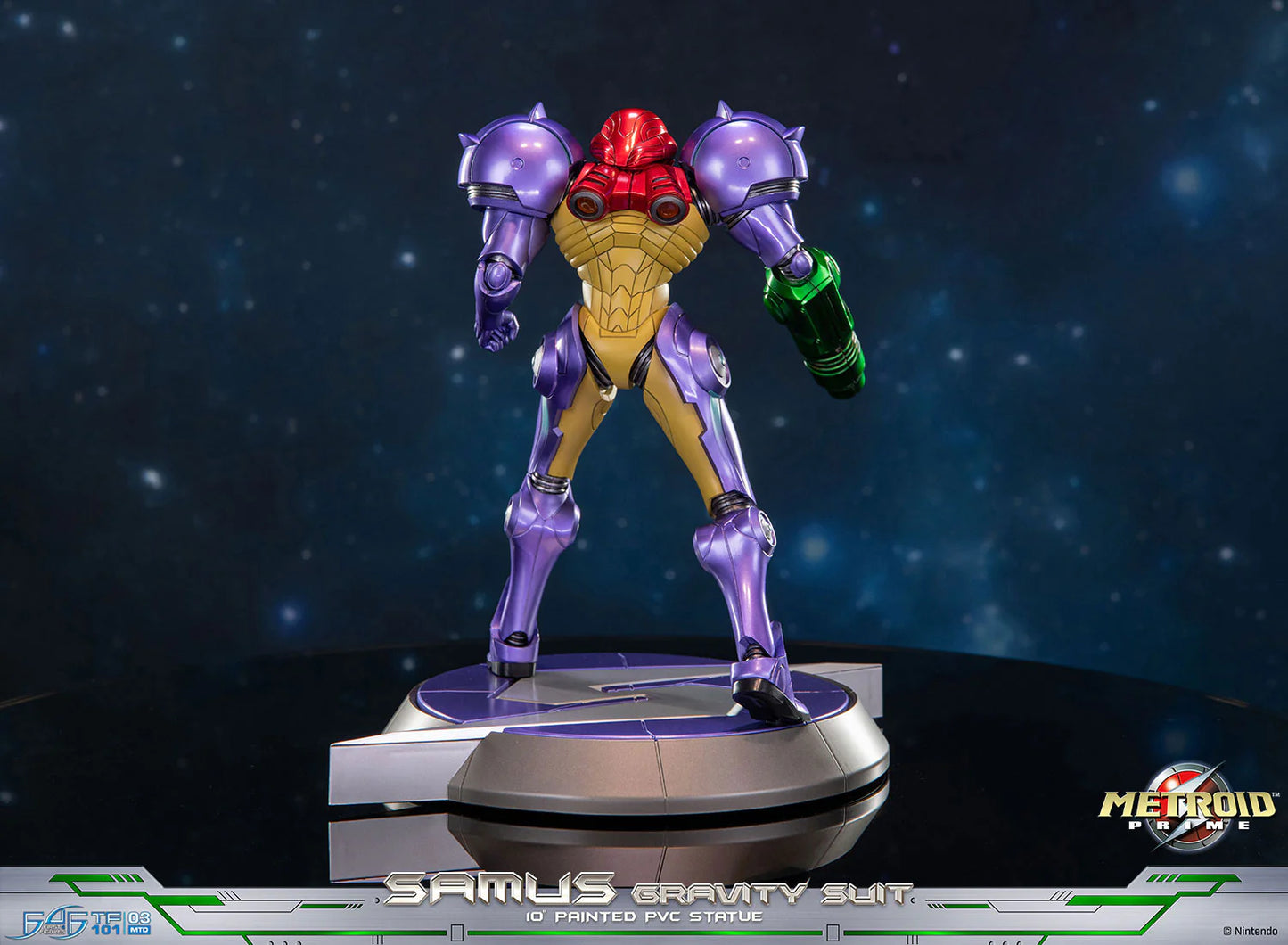 First 4 Figures: Metroid Prime - Samus Traje de Gravedad Estandar 10 Pulgadas Preventa