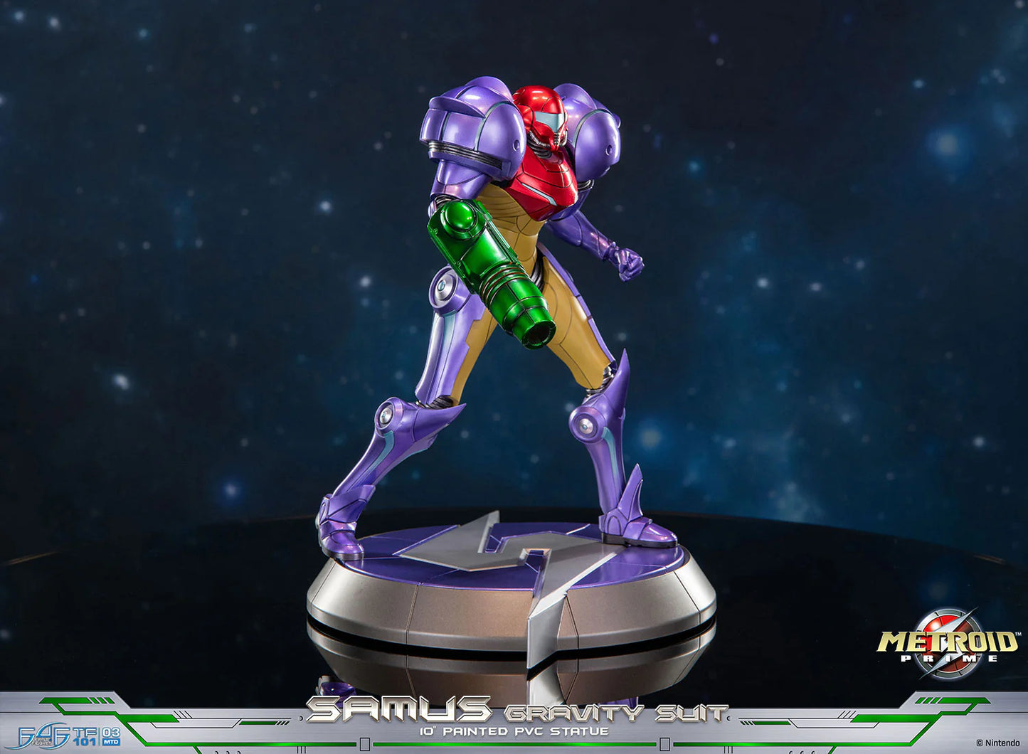 First 4 Figures: Metroid Prime - Samus Traje de Gravedad Estandar 10 Pulgadas Preventa