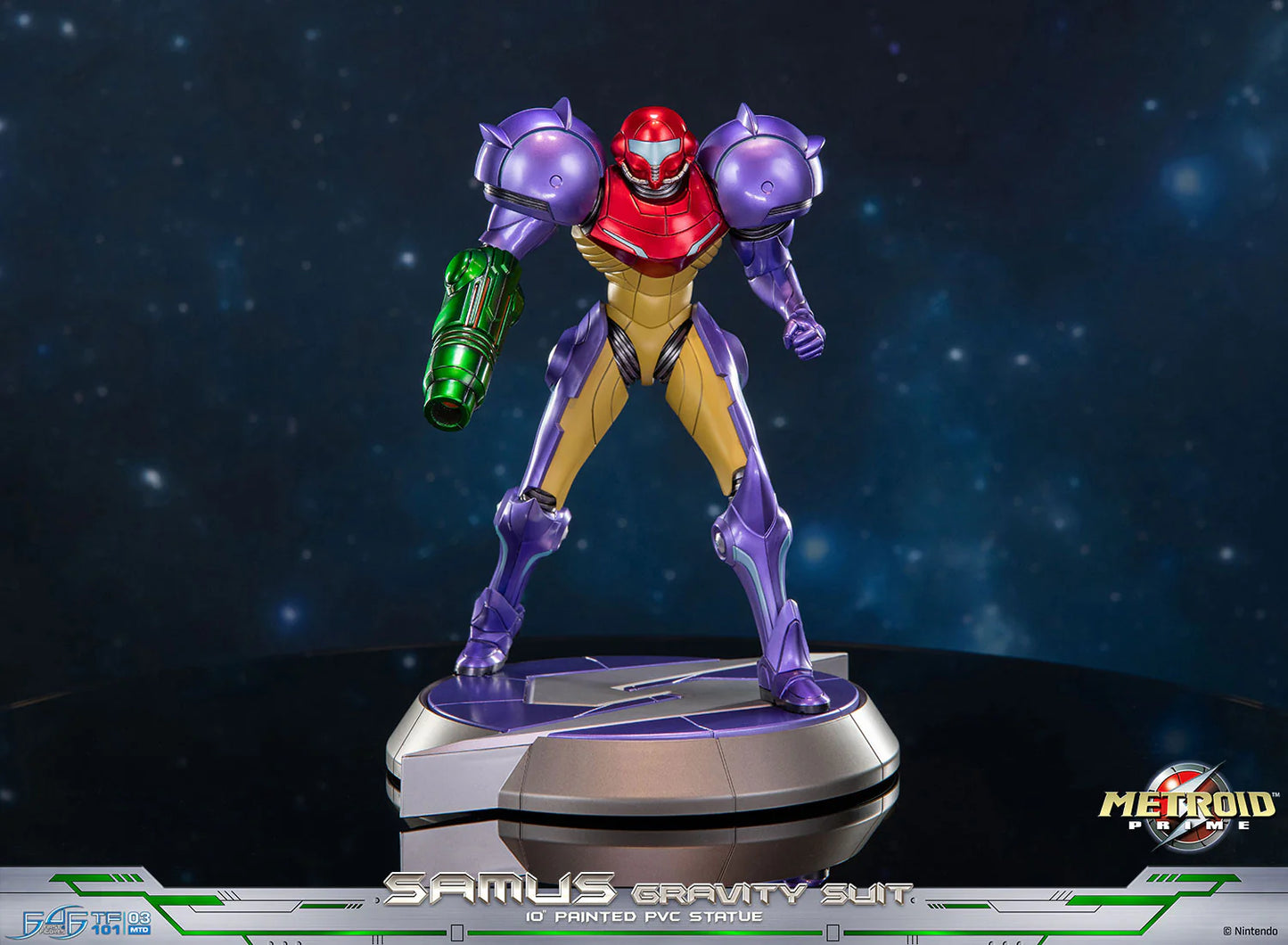 First 4 Figures: Metroid Prime - Samus Traje de Gravedad Estandar 10 Pulgadas Preventa