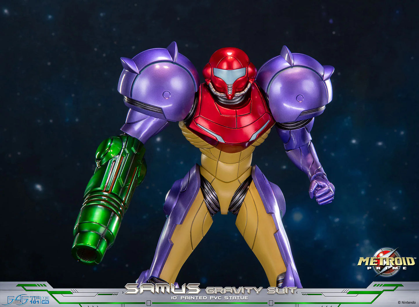 First 4 Figures: Metroid Prime - Samus Traje de Gravedad Estandar 10 Pulgadas Preventa