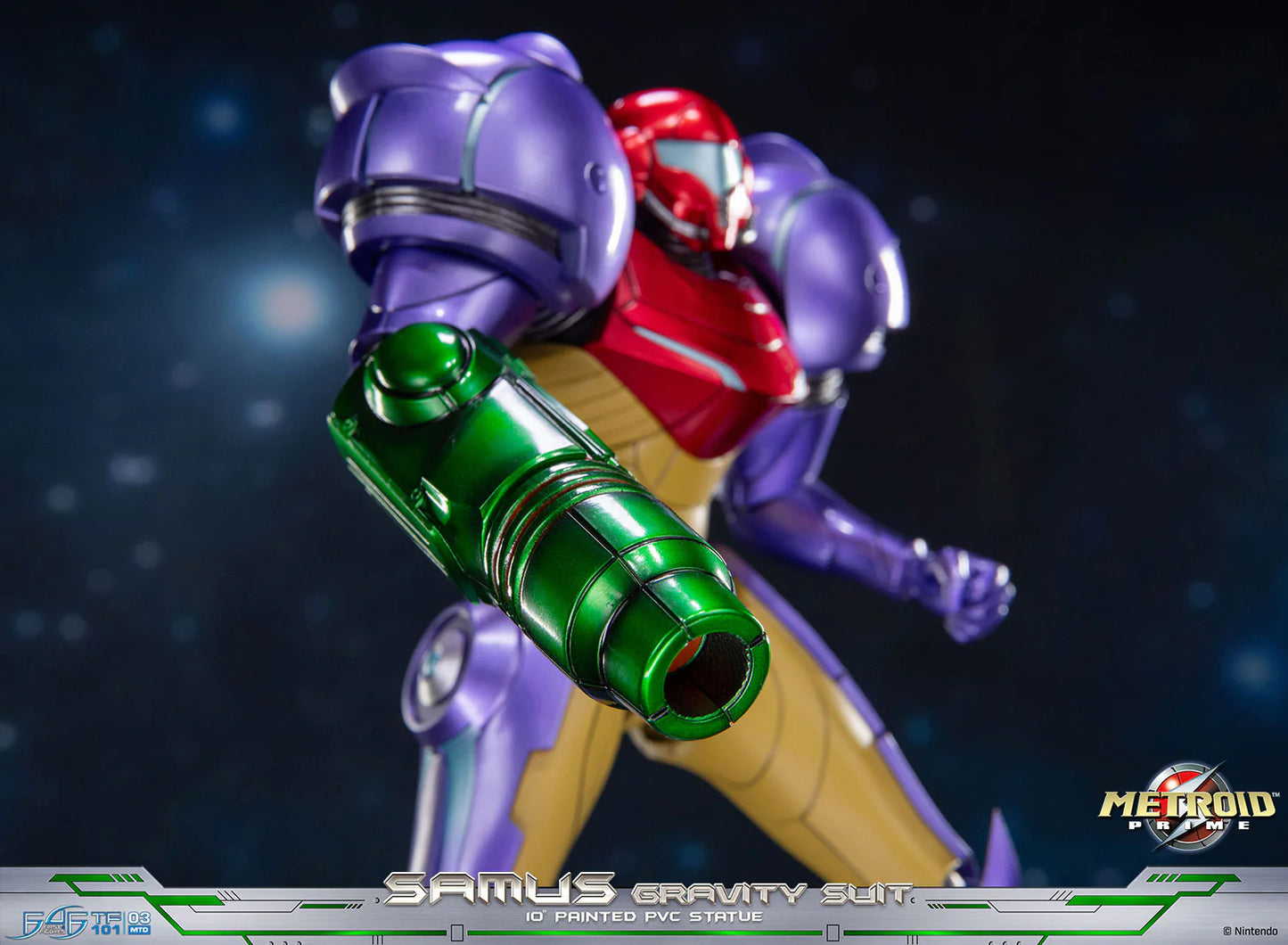 First 4 Figures: Metroid Prime - Samus Traje de Gravedad Estandar 10 Pulgadas Preventa