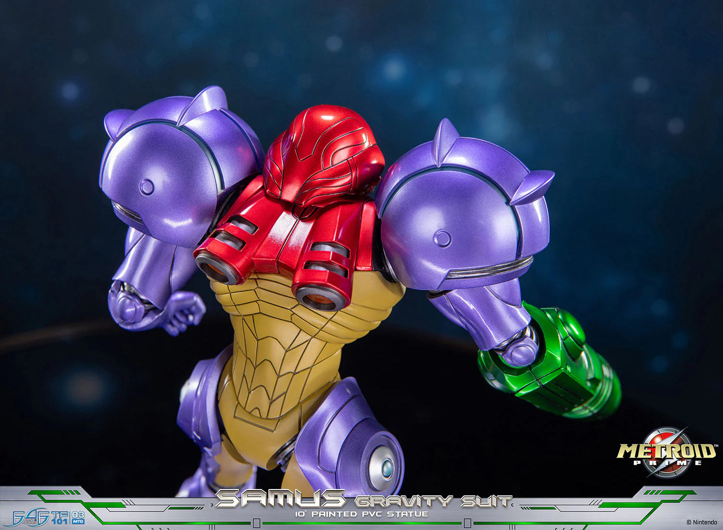 First 4 Figures: Metroid Prime - Samus Traje de Gravedad Estandar 10 Pulgadas Preventa