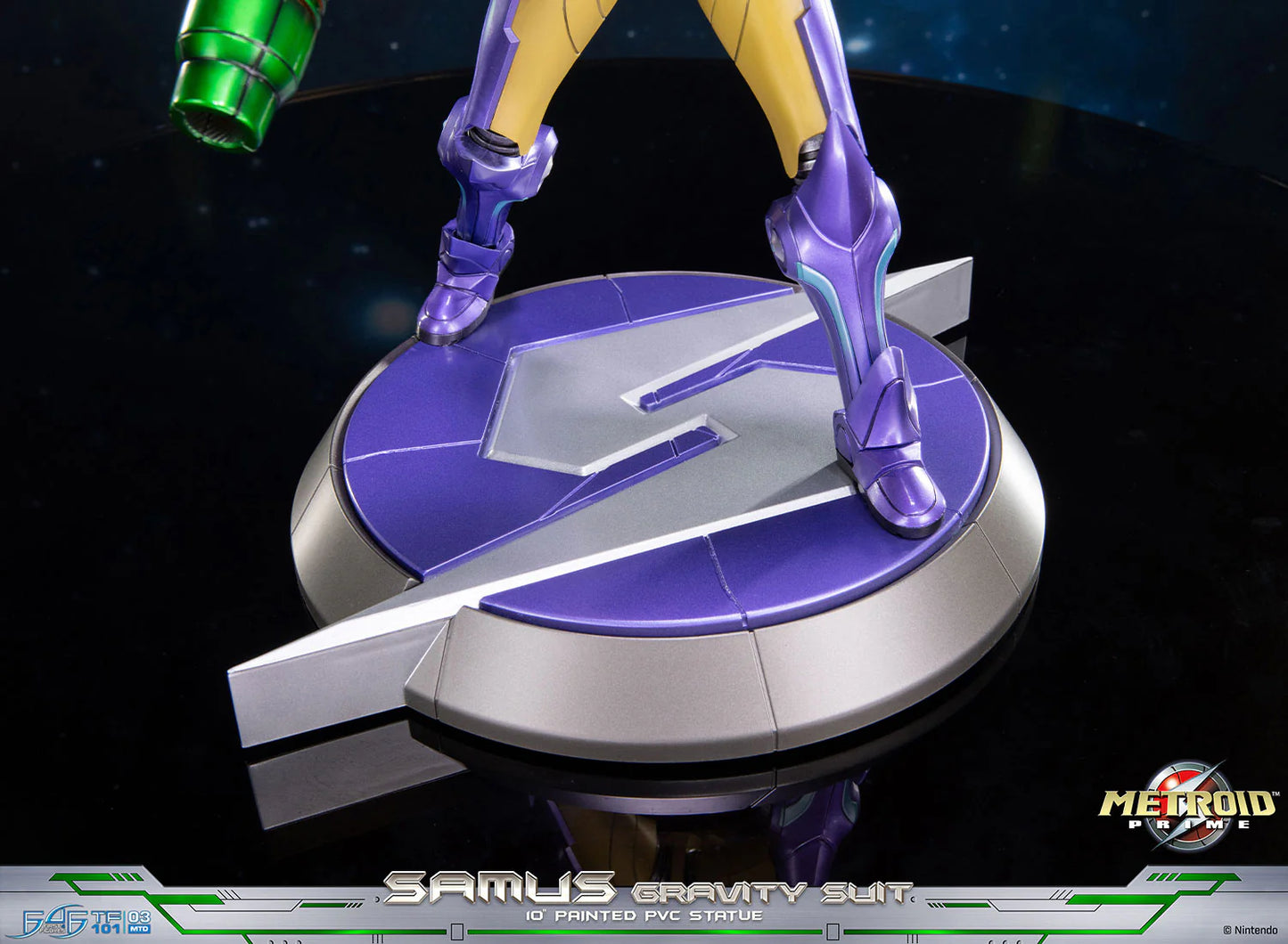 First 4 Figures: Metroid Prime - Samus Traje de Gravedad Estandar 10 Pulgadas Preventa