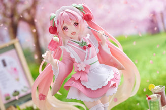 Taito Prize Figure: Hatsune Miku - Sakura Miku Newley Written Japanese Cafe Preventa