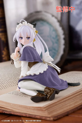 Taito Prize Figure Desktop Cute: Wandering Witch The Journey Of Elaina - Elaina Cat Maid Preventa