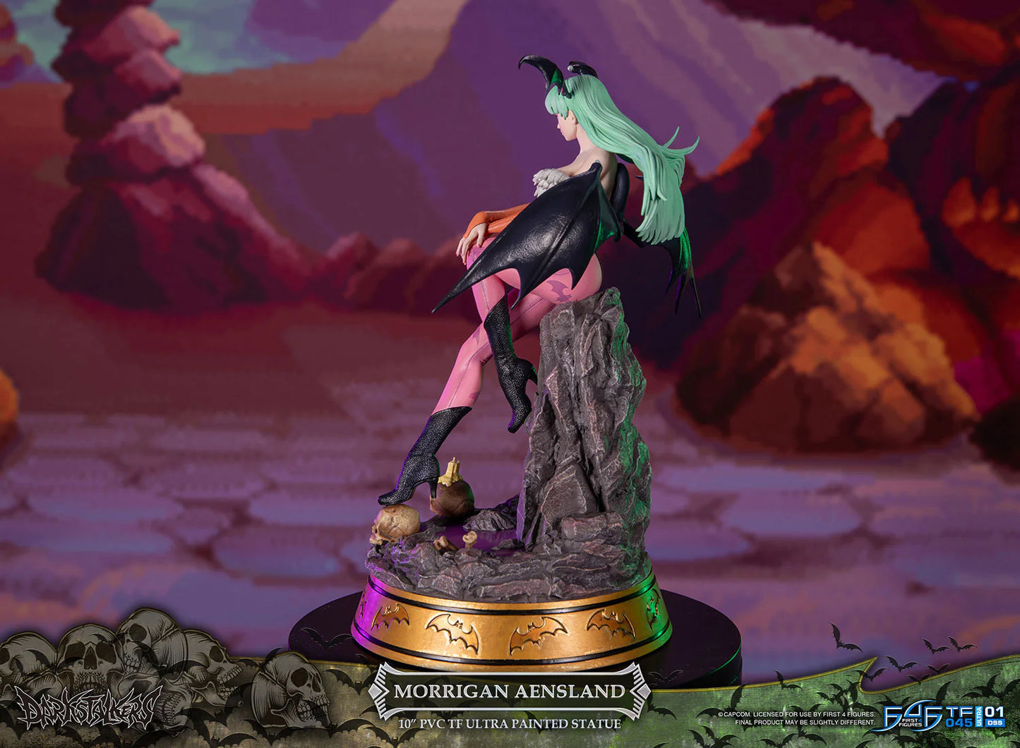 First 4 Figures: Darkstalkers - Morrigan Aensland 10 Pulgadas Preventa