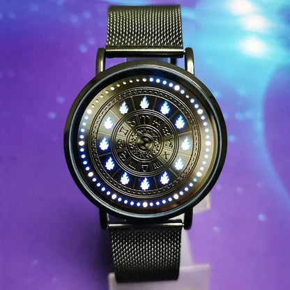 Reloj LED Caballeros Del Zodiaco Llamas del Santuario