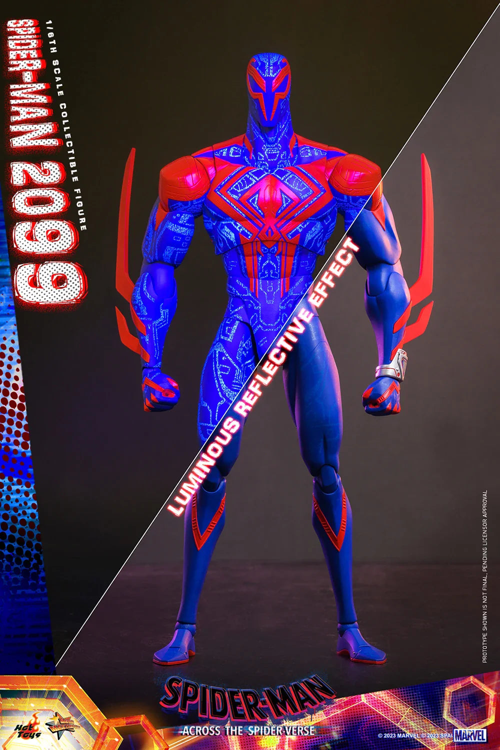 Hot Toys Movie Masterpiece Series: Marvel SpiderMan Across The Spider Verse - SpiderMan 2099 Escala 1/6 Preventa