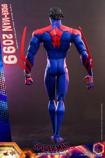 Hot Toys Movie Masterpiece Series: Marvel SpiderMan Across The Spider Verse - SpiderMan 2099 Escala 1/6 Preventa