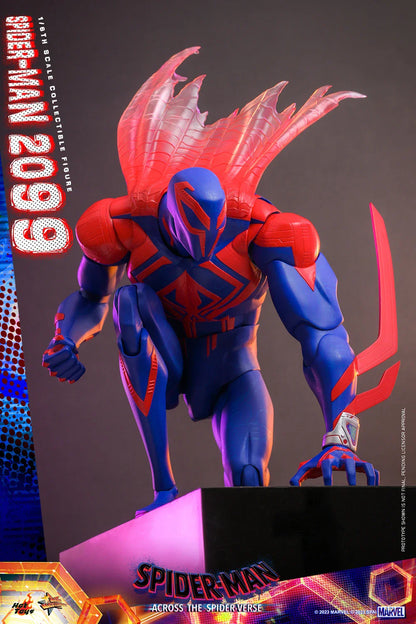 Hot Toys Movie Masterpiece Series: Marvel SpiderMan Across The Spider Verse - SpiderMan 2099 Escala 1/6 Preventa