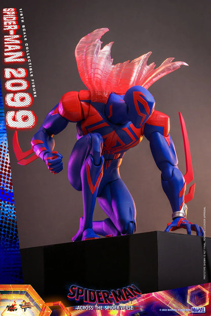 Hot Toys Movie Masterpiece Series: Marvel SpiderMan Across The Spider Verse - SpiderMan 2099 Escala 1/6 Preventa