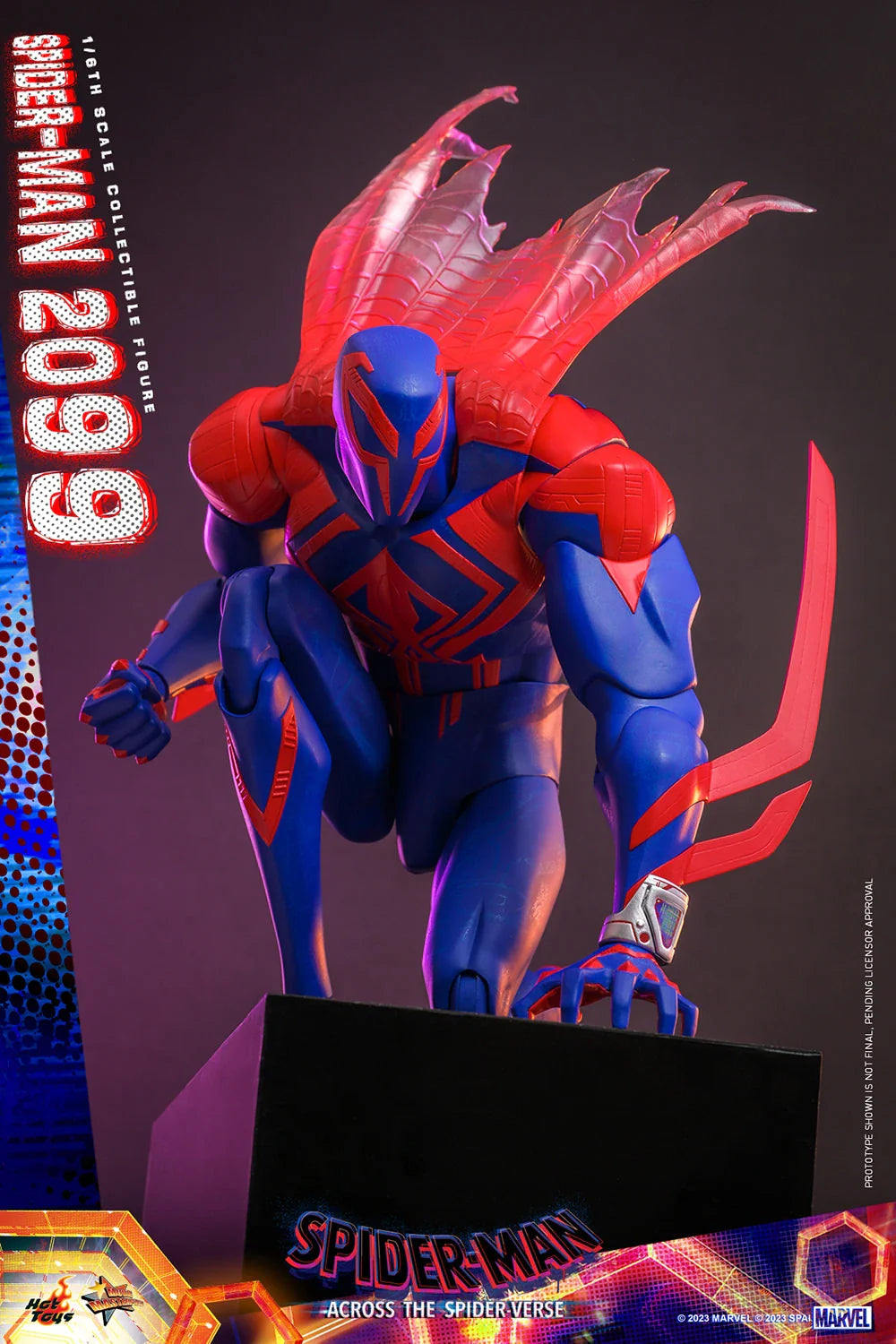 Hot Toys Movie Masterpiece Series: Marvel SpiderMan Across The Spider Verse - SpiderMan 2099 Escala 1/6 Preventa