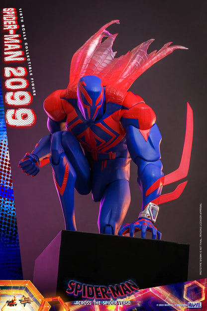 Hot Toys Movie Masterpiece Series: Marvel SpiderMan Across The Spider Verse - SpiderMan 2099 Escala 1/6 Preventa