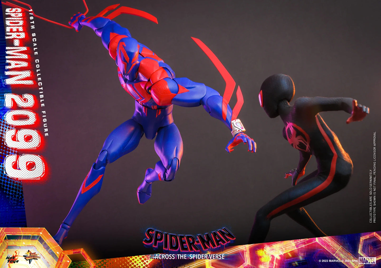 Hot Toys Movie Masterpiece Series: Marvel SpiderMan Across The Spider Verse - SpiderMan 2099 Escala 1/6 Preventa