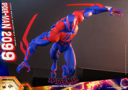 Hot Toys Movie Masterpiece Series: Marvel SpiderMan Across The Spider Verse - SpiderMan 2099 Escala 1/6 Preventa