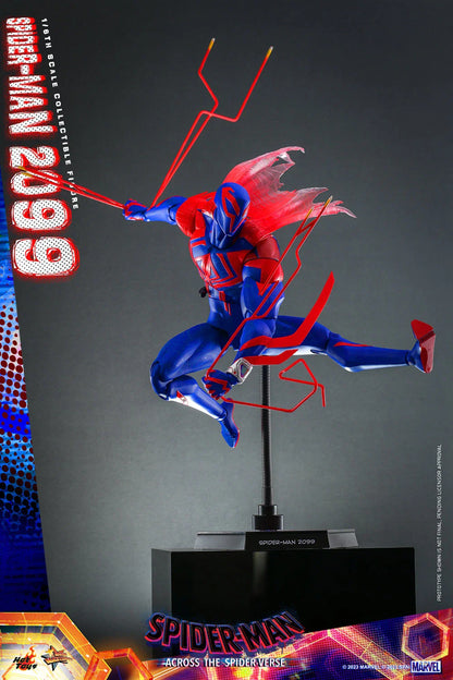 Hot Toys Movie Masterpiece Series: Marvel SpiderMan Across The Spider Verse - SpiderMan 2099 Escala 1/6 Preventa