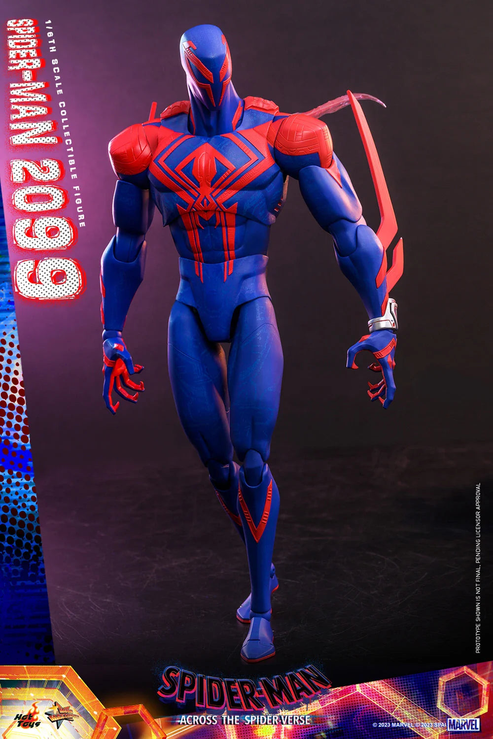 Hot Toys Movie Masterpiece Series: Marvel SpiderMan Across The Spider Verse - SpiderMan 2099 Escala 1/6 Preventa