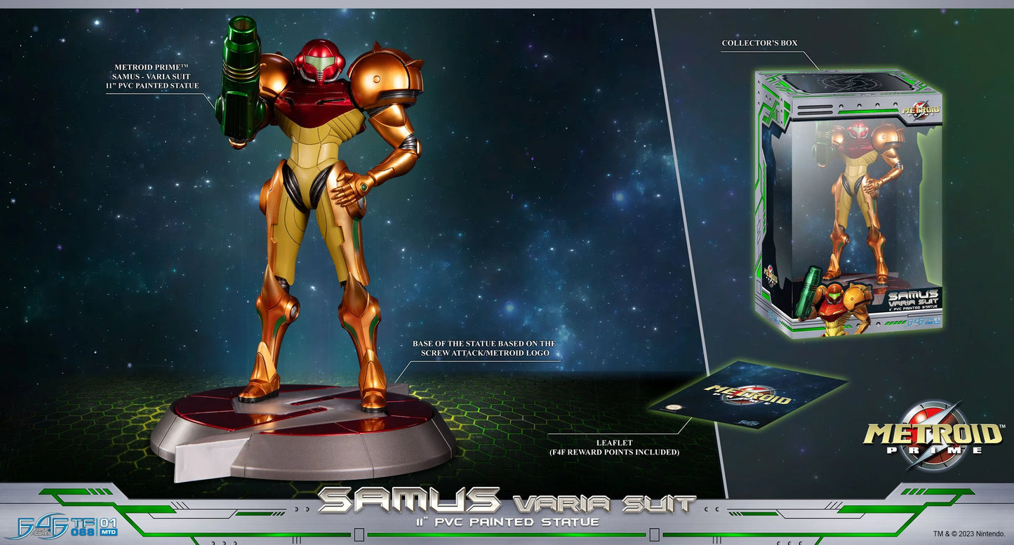 First 4 Figures: Metroid Prime - Samus Traje Varia Edicion Estandar Preventa