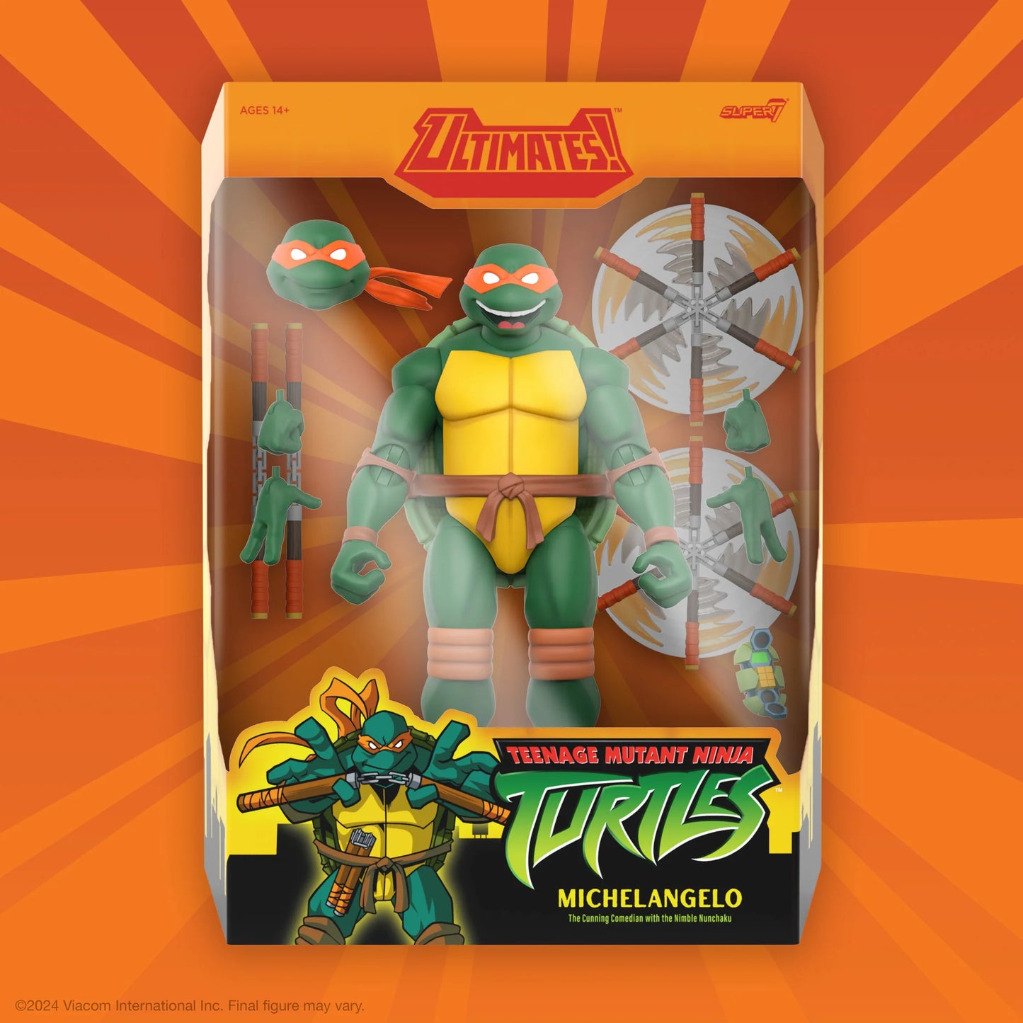 Super7 Ultimates: TMNT Tortugas Ninja - Miguel Angel Preventa