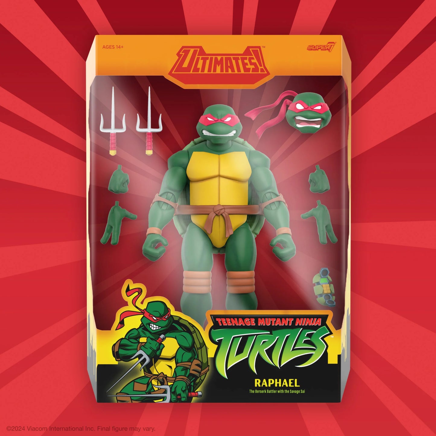 Super7 Ultimates: TMNT Tortugas Ninja - Rafael Preventa