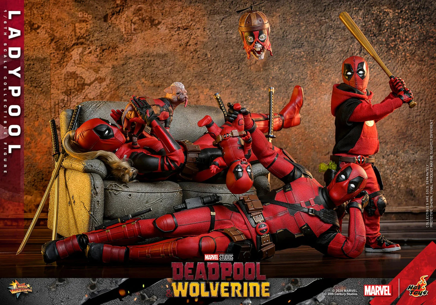 Hot Toys Movie Masterpiece: Deadpool y Wolverine - LadyPool Escala 1/6 Preventa