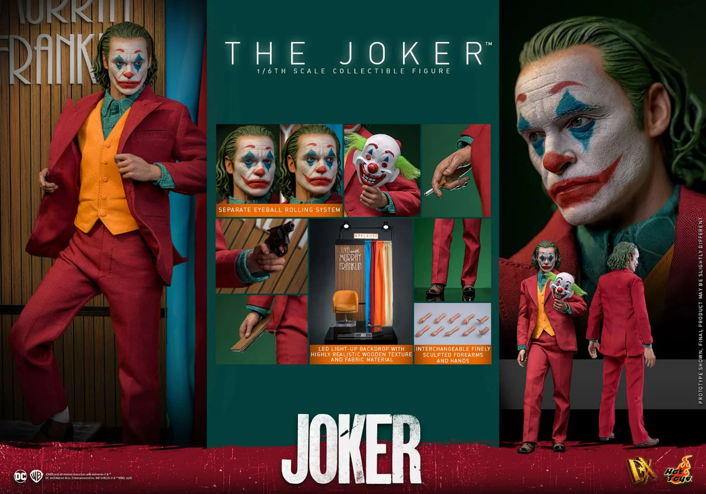 Hot Toys DX Series: DC Comics - The Joker Escala 1/6 Preventa