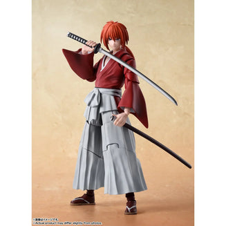 Bandai Tamashii Nations SH Figuarts: Rurouni Kenshin: Meiji Swordsman Romantic Story - Kenshin Himura Figura de Accion Preventa