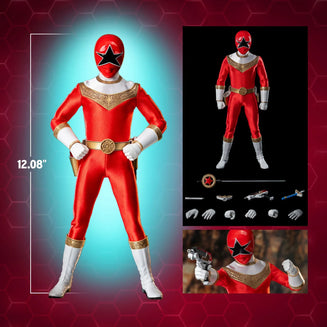 Threezero FigZero: Power Rangers Zeo - Ranger Rojo Zeo V Escala 1/6 Preventa