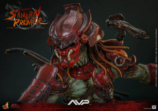 Hot Toys Movie Masterpiece Series: Alien vs Depredador - Akaoni Depredador Samurai Escala 1/6 Preventa