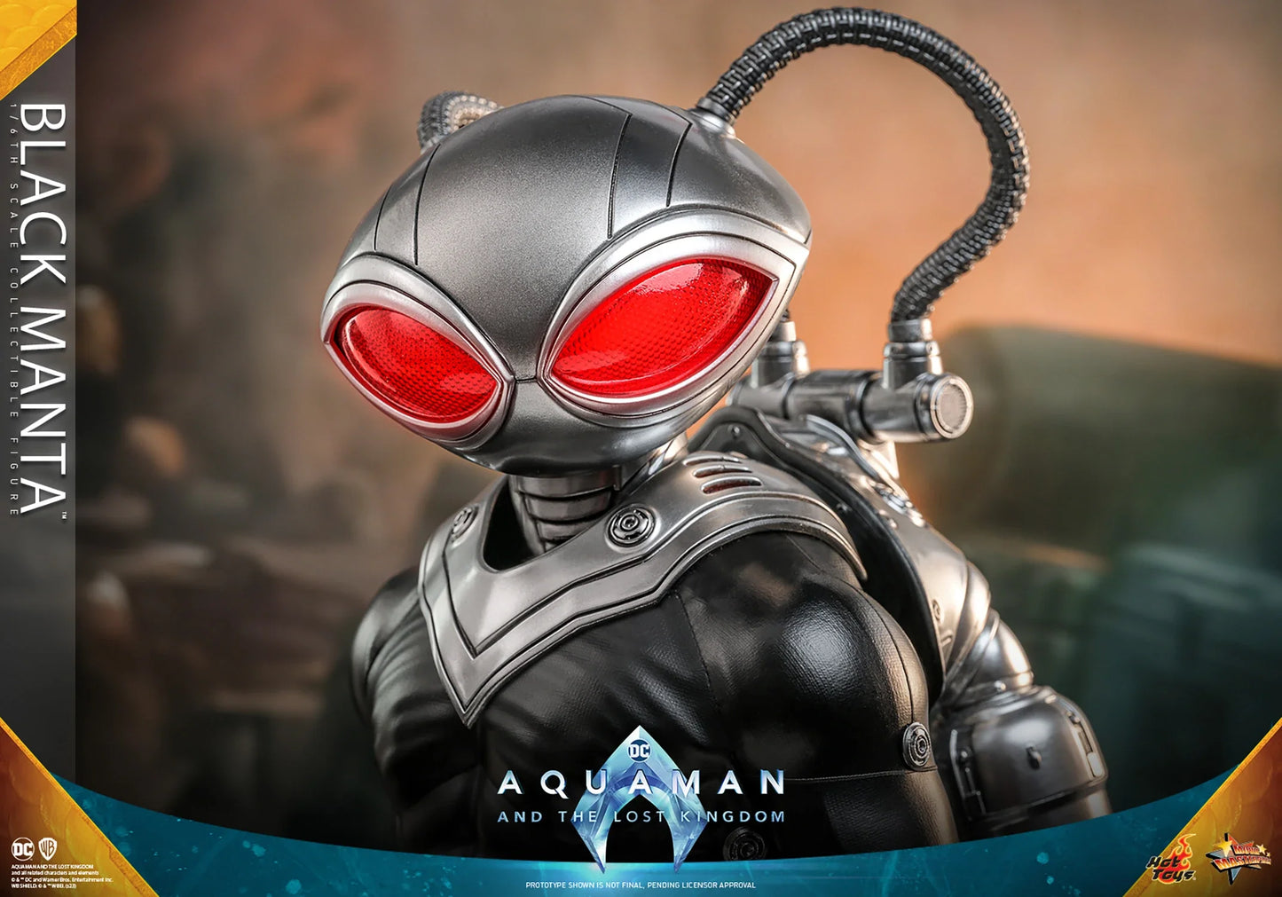 Hot Toys Movie Masterpiece Series: DC Aquaman El Reino Perdido - Black Manta Escala 1/6 Preventa