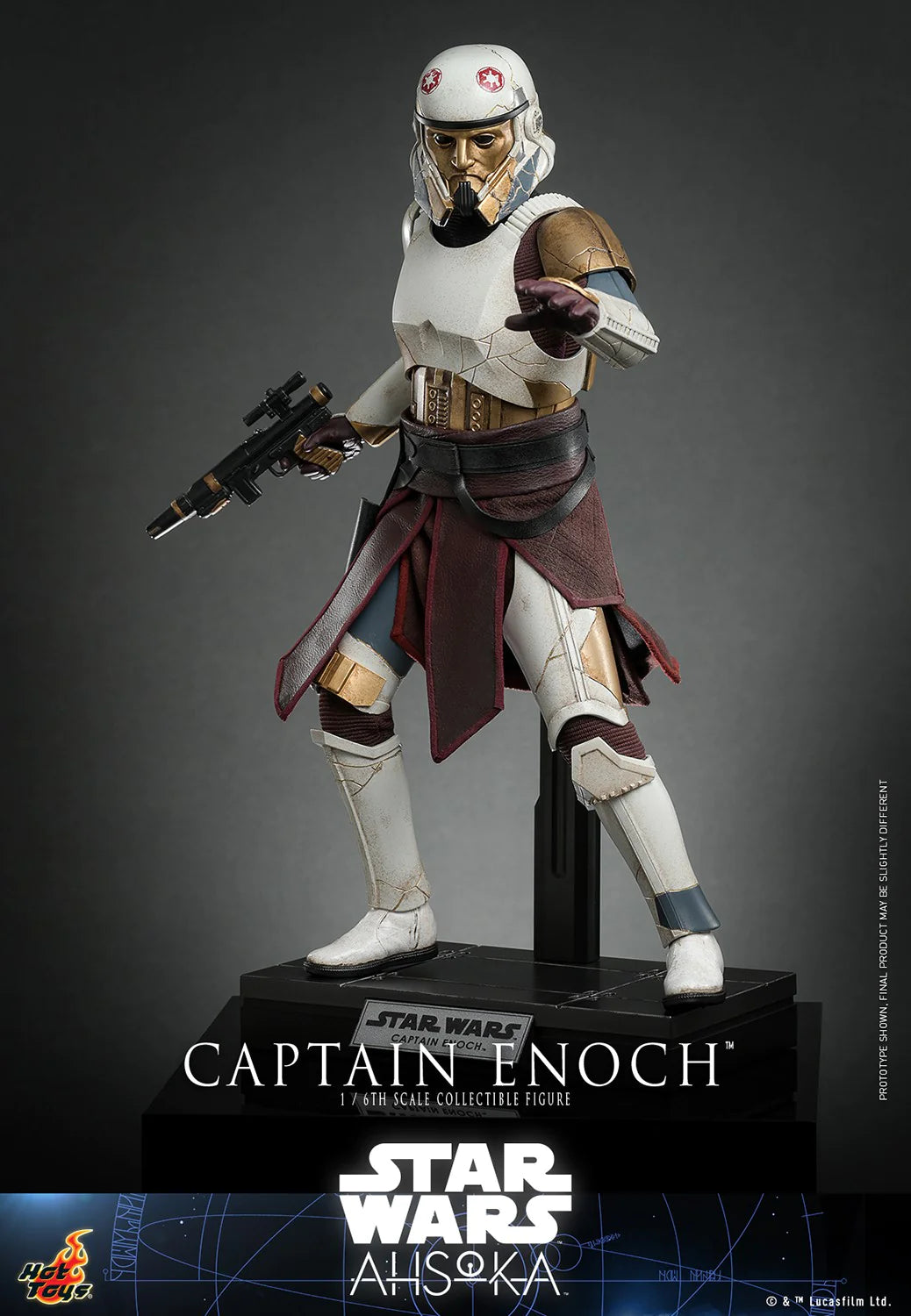 Hot Toys Television Masterpiece Series: Star Wars Ahsoka - Capitan Enoch Escala 1/6 Preventa