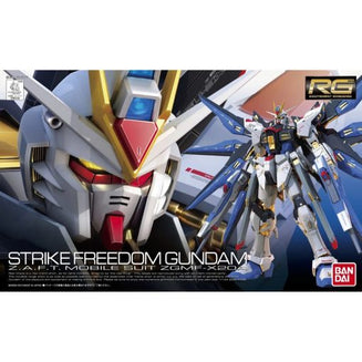 Bandai Hobby Gunpla Real Grade Model Kit: Mobile Suit Gundam SEED Destiny - Strike Freedom Escala 1/144