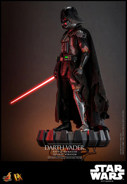 Hot Toys DX Series: Star Wars - Darth Vader En Batalla Con Luz Led Deluxe Escala 1/6 Preventa