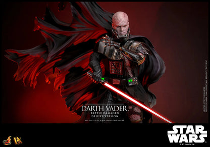 Hot Toys DX Series: Star Wars - Darth Vader En Batalla Con Luz Led Deluxe Escala 1/6 Preventa