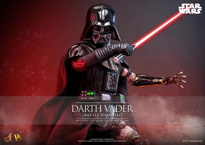 Hot Toys DX Series: Star Wars - Darth Vader En Batalla Con Luz Led Escala 1/6 Preventa